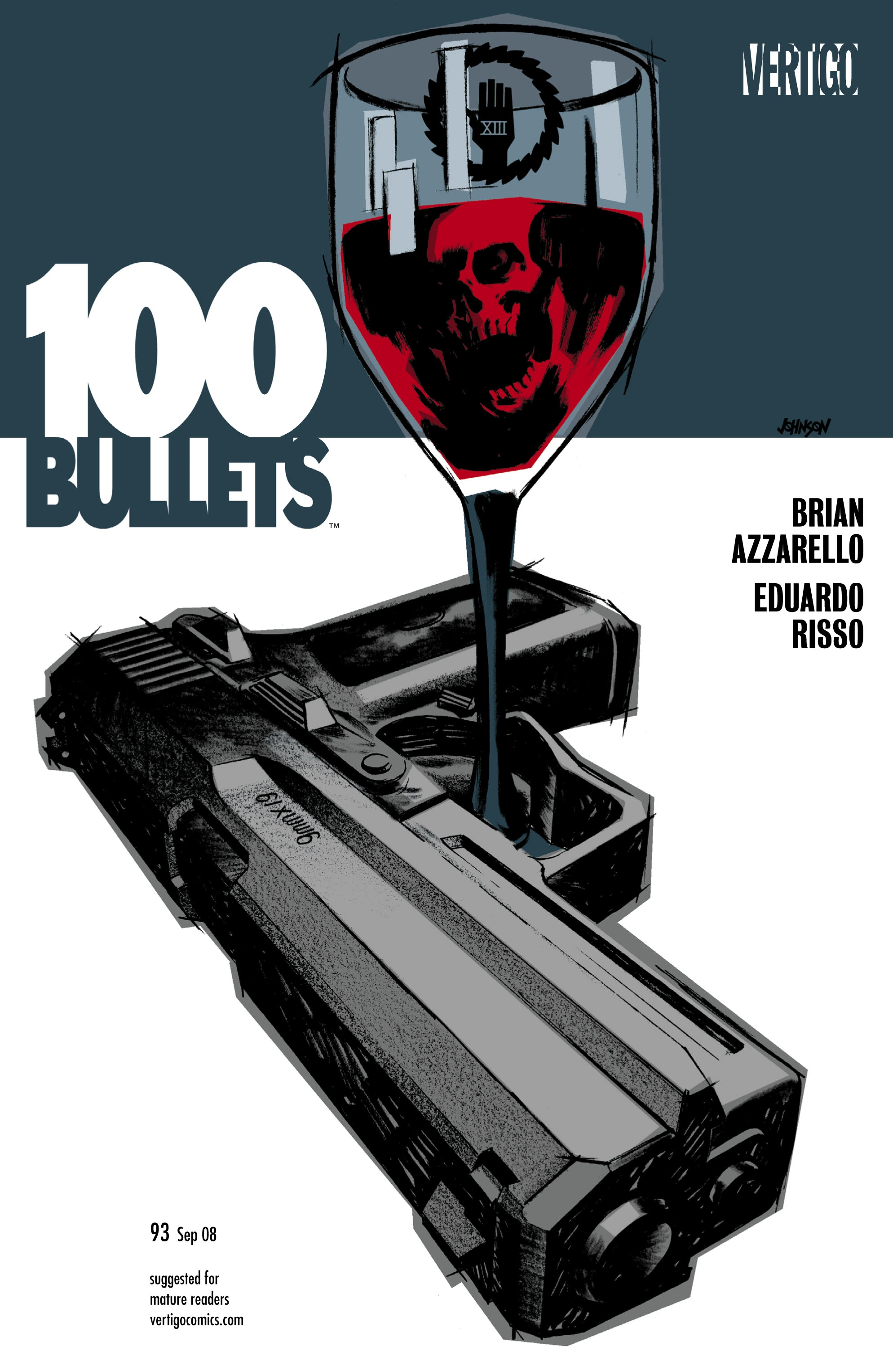 100 Bullets #93 (DC, 2008 — Cover A) cover